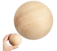 Boule en bois massif de 22,9 cm en matériau synthétique pour travaux manuels, décoration d'intérieur, centres de table, jouets pour enfants