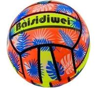 Boule en caoutchouc Feuilles transparentes Orange 24 Cm