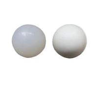 Boule en caoutchouc solide blanche/boule en Silicone, rebondissante for le nettoyage de l'écran de tamis, pièces de bricolage industrielles 10-50mm 1 à 50 pièces(Silicone Ball-28mm,1Pcs)