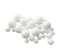 Boule en céramique de zircone Dia 1.5mm 2mm 2.778mm 3mm 5mm-16mm G10 précision ZrO2 billes de roulement en céramique perle de boule lisse(5.556mm(5pcs))