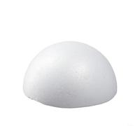 Boule en mousse blanche à faire soi-même, parfaite pour les projets d'artisanat et pour les décorations de mariage, inspire la créativité chez les enfants (18 cm)