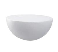 Boule en mousse de polystyrène blanche pour décoration de mariage et loisirs créatifs, 15 cm/18 cm/20 cm/25 cm de diamètre ronde solide pour projets de bricolage et loisirs créatifs pour enfants (18