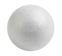 Boule en mousse de polystyrène solide pour travaux manuels, décoration de mariage, blanc, 6 cm 12 cm (12 cm)