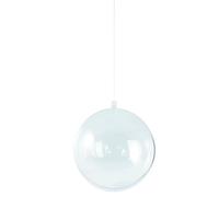 Boule En Plastique, 2 Pces, 5cm Ø, Cristal