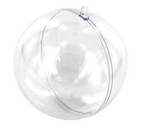 Boule en plastique cristal transparent 12 cm