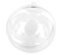 Boule en Plastique Cristal Transparent 16 cm