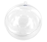 Boule en plastique cristal transparent 20 cm