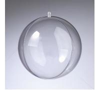 Boule en plastique - EFCO - Modèle séparable - Diamètre 20 cm - Épaisseur 1,6 mm - Transparent