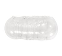 Boule En Plastique, En 2 Pces, 8cm Ø, Cristal, Kit 6 Pces