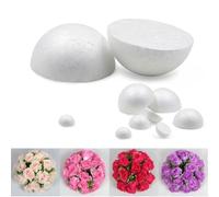 Boule en polystyrène idéale pour les arrangements floraux et les fêtes (18 cm)