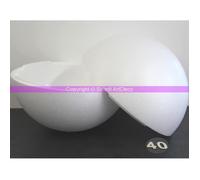 Boule en polystyrène - LEALOO - Ø 40 cm - Densité pro - Séparable - Épaisseur de paroi 20 mm