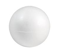 Boule En Polystyrène, Pleine, 10 Cm Ø - 1 Pièce