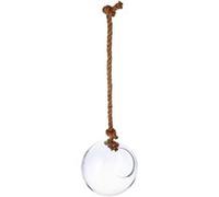 Atmosphera Boule en verre à suspendre « Corde » 22 cm Transparent