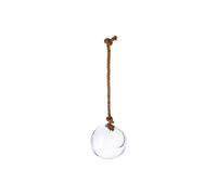 Boule en Verre à Suspendre "Corde" 22cm Transparent