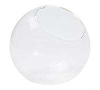 Boule en Verre avec Ouverture pour Terrarium Jardin Miniature et Décoration de Noël - pour cristal Transparente 8cm(A)
