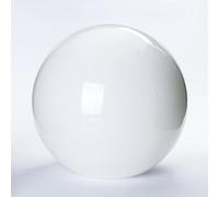 Boule en verre avec trou Plusieurs tailles Abat-jour en verre opale blanc brillant Verre de rechange Abat-jour boule en verre, Blanc., D:250mm Loch:100mm