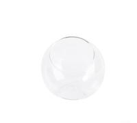 Boule en Verre avec Trou pour Plantes Succulentes 12cm(D) | Ouverture latérale pratique, remplissage pour facile plantes bougies, design sphérique unique, pour idéal terrarium