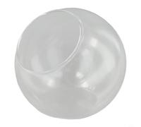 Boule en Verre Borosilicate Transparente avec Trou(B) | Ouverture large, pour facile à remplir, plantes grasses, bougies, décoration intérieure élégante