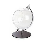 Boule En Verre Ouverte 14cm Avec Support