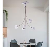 Boule en Verre Plafonniers Satiné Ess Chambre Éclairage Spot Lampe Argent