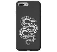 Boule enroulée Python Minimaliste Serpent Anthracite Coque pour iPhone 7 Plus/8 Plus