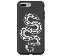 Boule enroulée Python Minimaliste Serpent Anthracite Coque pour iPhone 7 Plus/8 Plus