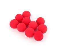 Boule éponge Rouge 10 Pièces, Jouets Doux pour Tours de Magie et Spectacles Comiques, Accessoires Classiques pour Artistes