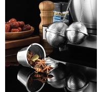 Boule filtrante à thé de grande capacité, pour infuser du thé puissant et aromatique (L)