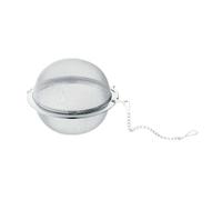 Boule filtrante aromatisée en acier inoxydable, 1 pièce, for soupe au thé avec crochet de chaîne d'extension