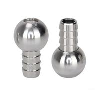 Boule filtrante en paille avec construction en acier inoxydable conçue pour les systèmes de nettoyeur haute pression pour optimiser l'efficacité du nettoyage et la protection de la machine (2 pièces)