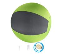 Boule Flottante pour Chien - Gonflable 45cm PVC Polyester Chiot Entraînement Durable | Boule Résistant à la Mâchoire Chien Sport Agilité Jouet Enrichissement Interactif pour Jardin Pelouse