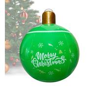 Boule gonflable de Noël - PVC 19,7 pouces - Ballon gonflable | Décoration de Noël imperméable pour jardin, pelouse, intérieur, patio, bureau, salon, école, boutique, porche, fête, ornement festif