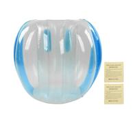Boule gonflable de rebond de bulle de corps de boule de Collision humaine de boule de bosse de PVC pour des activités de plein air 90x80 cm bleu Transparent