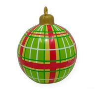 Boule gonflable en PVC de 60 cm pour décoration de vacances de Noël, balcon, intérieur et couloirs (A)
