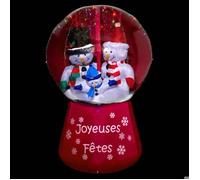 Feeric Lights et Christmas - Boule Gonflable Lumineuse 30 LED h.180cm extérieur