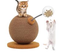 Boule Griffoir Chat Jouet Griffoir à Cadre Intégré, Anti-Ennui