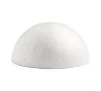 Boule hémisphère ronde vierge en mousse pour travaux manuels, modélisme et projets de décoration DIY avec matériau en mousse (10 cm)