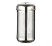 Boule infuseur en forme de feuilles de thé en acier inoxydable avec maille améliorée pour un minimum de fuites de sédiments, convient pour infuser du thé, des épices et des bases de soupe de