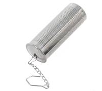 Boule infuseur en maille d'acier inoxydable avec chaîne et crochet pour une extraction complète des saveurs sans fuite de particules (L)
