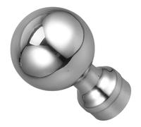 Boule Inox pour Main Courante et Clôture, Capuchon Argenté | Acier Inoxydable, Design Monobloc Moulé, Installation Facile, Usage pour Garde-corps et Clôtures