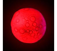 Boule Interactive Interactive, Chien Rebondissant Jouet À Balle - Moon Pattern Elastic Enrichment Light Up Pix Supplies, Care for Pet,Jouet de Chien interactif - rebondissan Puppy, Cat, Dog