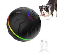 Boule interactive pour chien, jouets interactifs pour chiens en mouvement - Boule de jouet automatique pour animaux de compagnie - Lanceur de balle rechargeable via USB pour , jouets d'ar