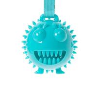 Boule interactive pour chien, jouets interactifs pour chiens, jouet à mâcher pour chien en forme d'animal unique avec grand œil, balle stridule polyvalente pour fuite de nourriture pour animaux domest