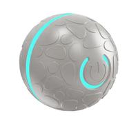Boule interactive pour chiens - Roulement automatique avec lumières LED rebondissantes - Jouet à balle interactif pour chats, pour dentition propriétaires animaux entraîneurs intérieur extérieur