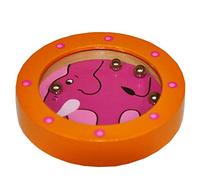 Boule - Jeu de patience - Motif éléphant - Labyrinthe pour enfants - Jeu d'adresse - Petit cadeau d'anniversaire - Jeu de poche