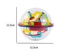Boule Labyrinthe Magique 3d Montessori, 100 Niveaux, Puzzle Pour Enfants, Testeur De Cerveau, Équilibre, Jouet D'Entraînement, Cadeau, Jouet Interactif Parent-Enfant