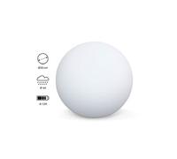 Boule LED 30cm - Sphère décorative lumineuse Ø30cm blanc chaud commande à distance