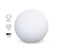 Boule LED 40cm - Sphère décorative lumineuse. Ø40cm. blanc chaud. commande à distance