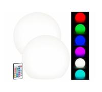 Boule lumineuse à LED solaire - Lunartec - Ø 30 cm - 16 couleurs - Télécommande - IP67