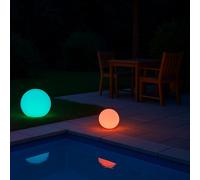 Boule lumineuse couleurs animées d.40cm